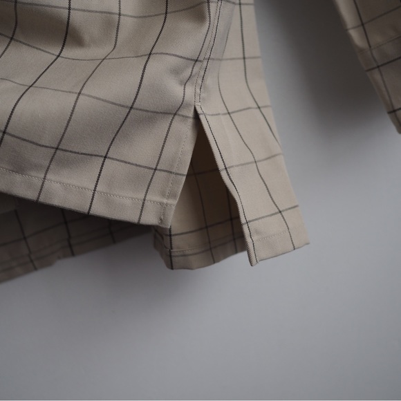 Lemaire oversized premium uniqlo casual flannel shirt - Picture 5 of 9